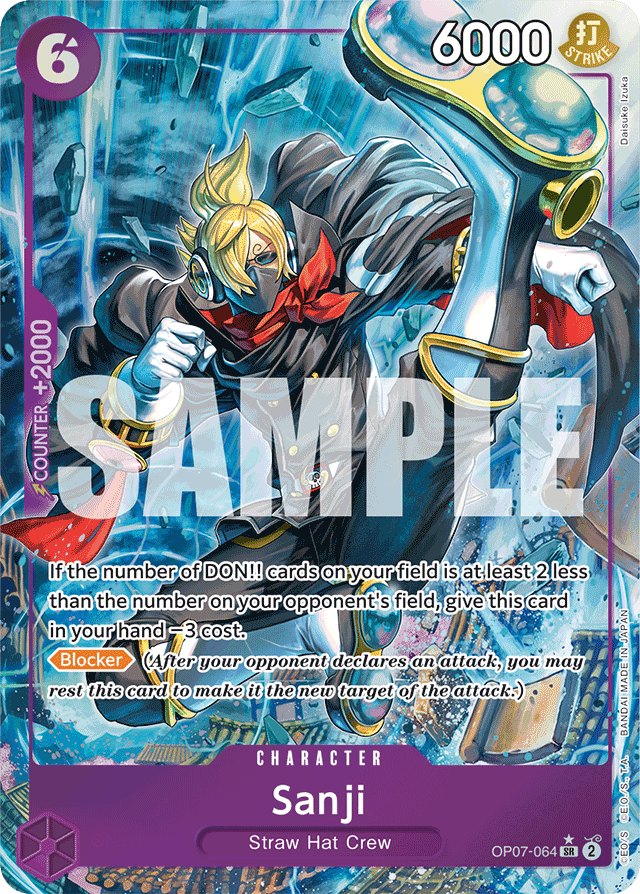 Sanji OP07 064 Card Text Effect One Piece TCG OnePieceDB