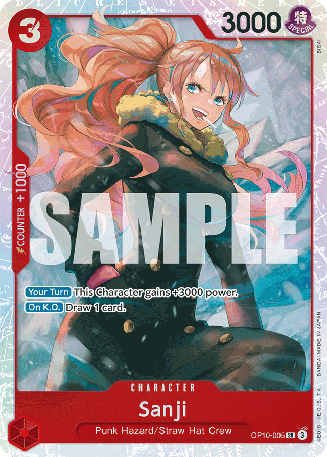 Sanji OP10 005 Card Text Effect One Piece TCG OnePieceDB
