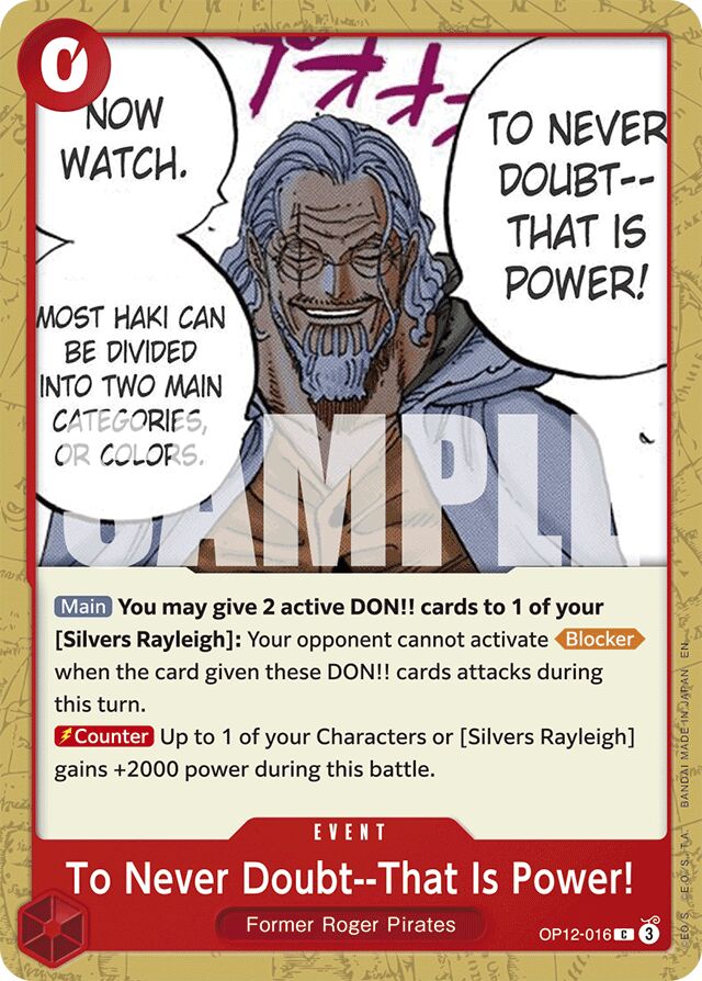 To Never Doubt--That Is Power!