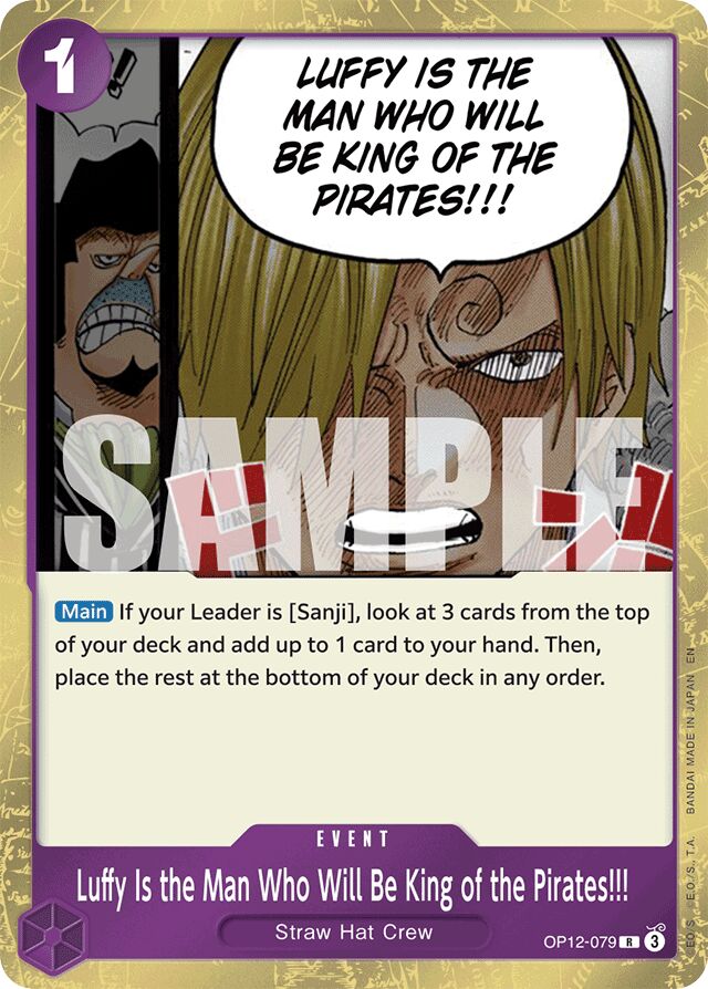 Luffy Is the Man Who Will Be King of the Pirates!!!