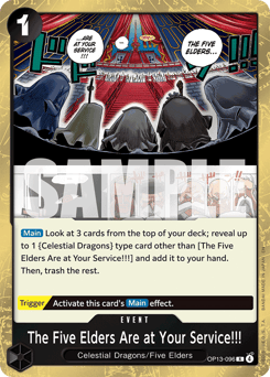 The Five Elders Are at Your Service!!!