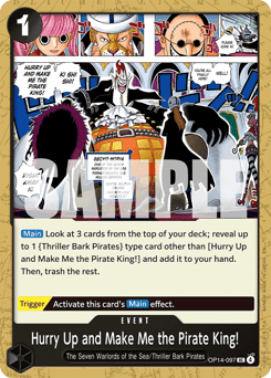 Hurry Up and Make Me the Pirate King!