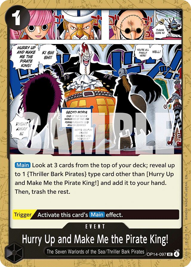 Hurry Up and Make Me the Pirate King!