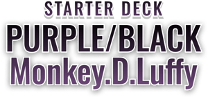 PURPLE/BLACK Monkey.D.Luffy